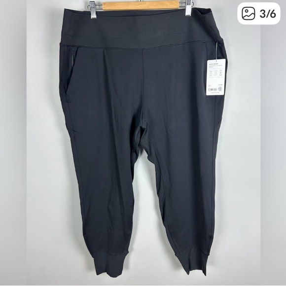 Athleta 2X Venice Black Jogger Pant - Picture 3 of 7